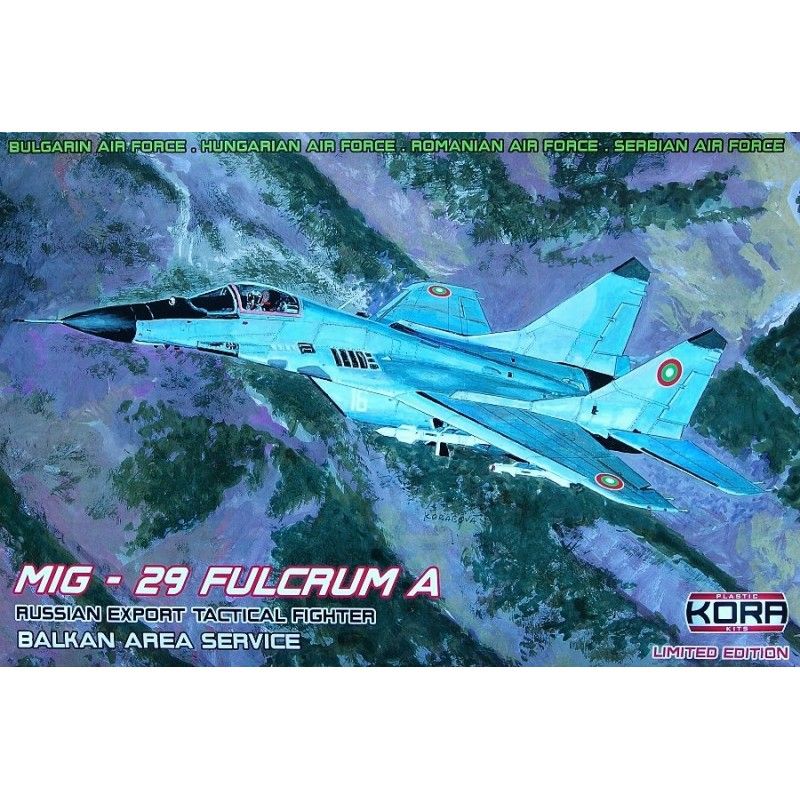 MiG-29 Fulcrum A Balkan Area (plastic kit) - Kora KPK48004