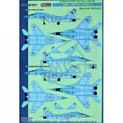 MiG-29 Fulcrum A Balkan Area (plastic kit) - Kora KPK48004