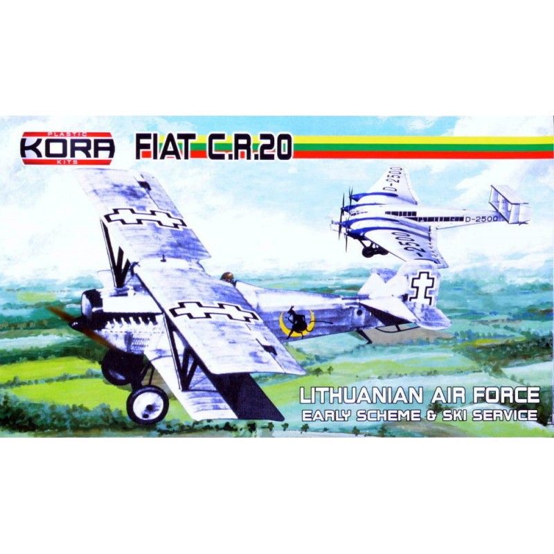Fiat C.R.20 Lithuanian AF Early Scheme & Ski - Kora KPK 72 072