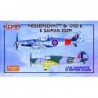 Messerschmitt Bf 109G-6 & Saiman 202M in British Hands 2-in-1 - Kora KPK 72 095