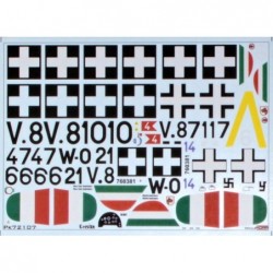 Messerschmitt Bf 109Ga-6 / Bf 109G-6 Hungarian A.F. (5x camo) - Kora KPK 72 107