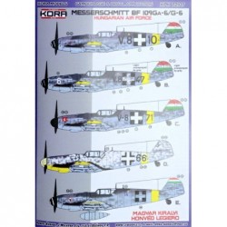 Messerschmitt Bf 109Ga-6 / Bf 109G-6 Hungarian A.F. (5x camo) - Kora KPK 72 107