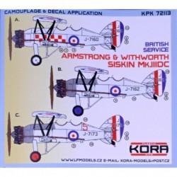 Armstrong & Withworth SISKIN Mk.IIIDC British Service (3x camo) - Kora KPK 72 113