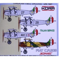 Fiat C.R.20B Bicomando Italian Service - Kora KPK 72 117