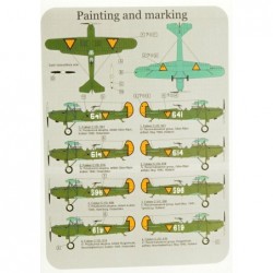 Fokker C.VD Holland - 1940 (4x camo) - LF models PE7202