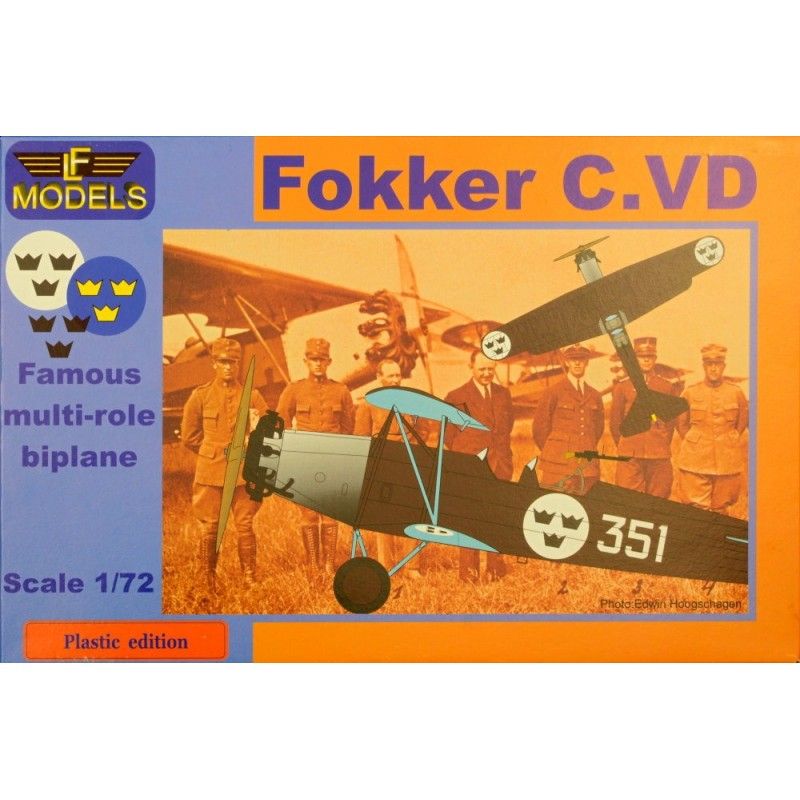 Fokker C.VD - Sweden (4x camo) - LF models PE7204