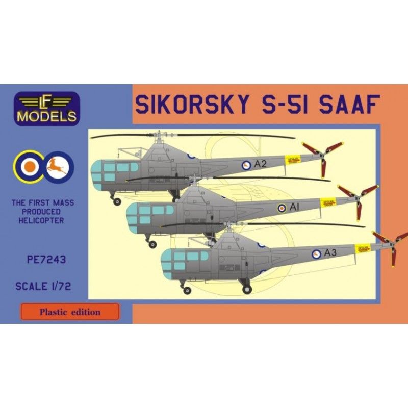 Sikorsky S-51 SAAF (3x camo) - LF models PE7243