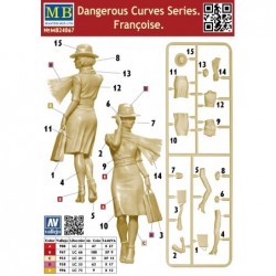 Dangerous Curves Series, 'Francoise' - Master Box MB24067