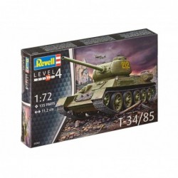T-34/85 - Revell Plastic ModelKit tank 03302
