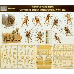 German & British infantrymen, WWI era - Master Box MB35116