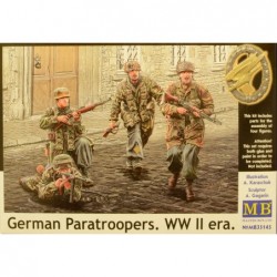 German Paratroopers, WWII era (4 fig.) - Master Box MB35145