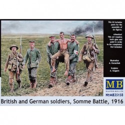 British & German soldiers, Somme Battle (6 fig) - Master Box MB35158