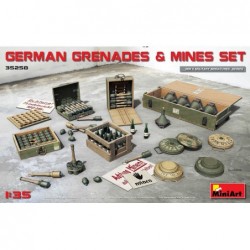 German Grenades & Mines Set (incl. PE&decals) - MiniArt 35258