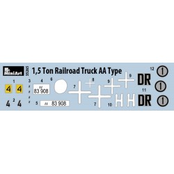 1,5 ton Railroad Truck AA Type - MiniArt 35265
