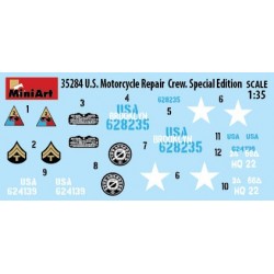 U.S. Motorcycles & Repair Crew (Special Ed.) - MiniArt 35284