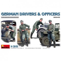 German Drivers & Officers (4 fig.) - MiniArt 35345