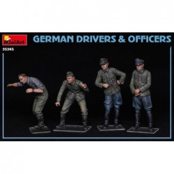 German Drivers & Officers (4 fig.) - MiniArt 35345