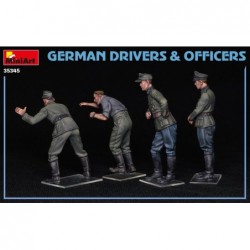 German Drivers & Officers (4 fig.) - MiniArt 35345