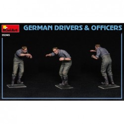 German Drivers & Officers (4 fig.) - MiniArt 35345