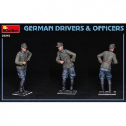 German Drivers & Officers (4 fig.) - MiniArt 35345