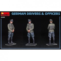German Drivers & Officers (4 fig.) - MiniArt 35345