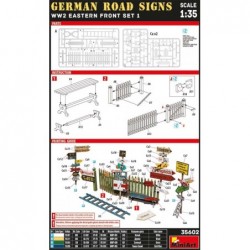 German Road Signs WWII (East Front Set 1) - MiniArt 35602