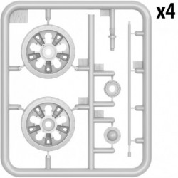 T-62 wheels set - MiniArt 37060