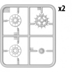 T-62 wheels set - MiniArt 37060