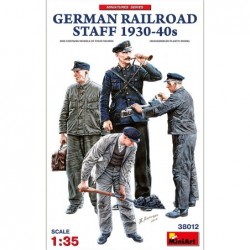 German Railroad Staff 1930-40s (4 fig.) - MiniArt 38012