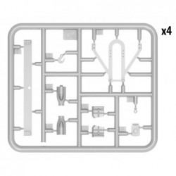 Railway non-brake Flatbed 16,5t (incl. PE) - MiniArt 39004