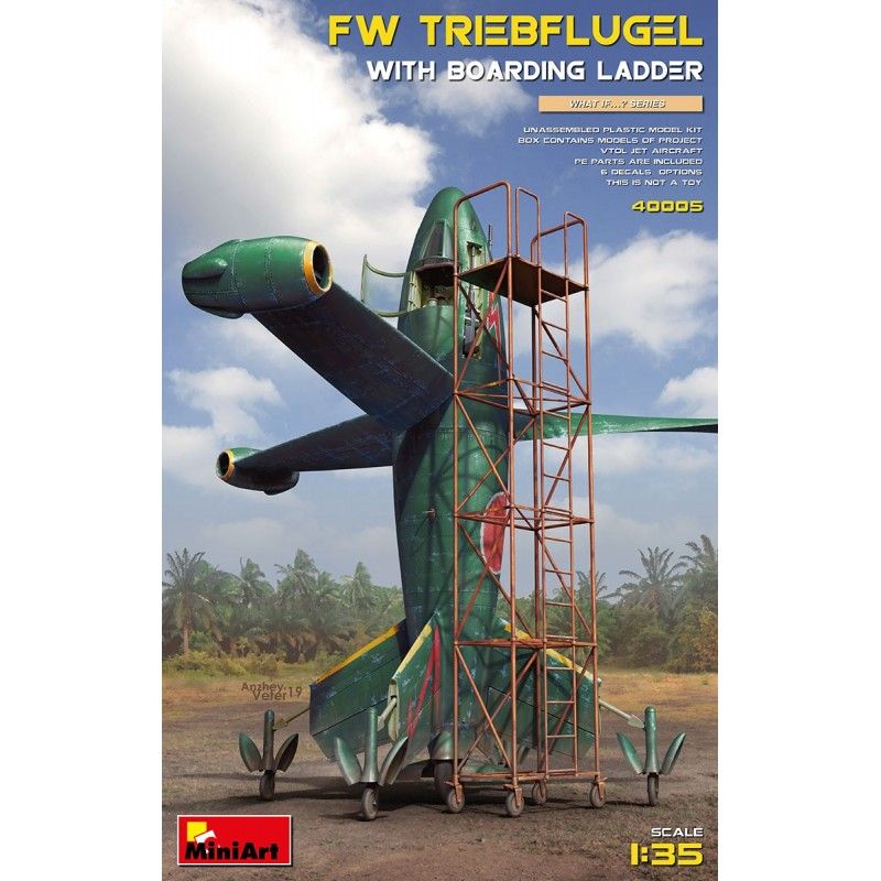 Focke Wulf Triebflugel with Boarding Ladder - MiniArt 40005