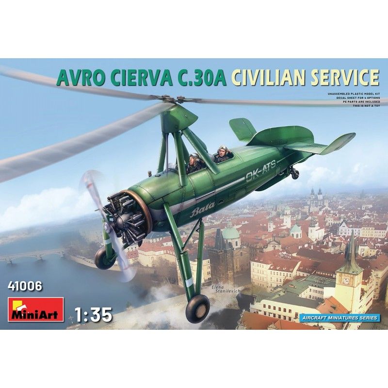 Avro Cierva C.30A Civilain Service (4x camo) - MiniArt 41006