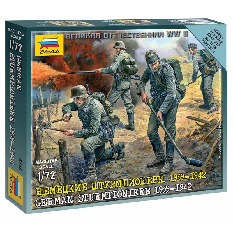 German Sturmpioniere - Zvezda Wargames (WWII) figurky 6110