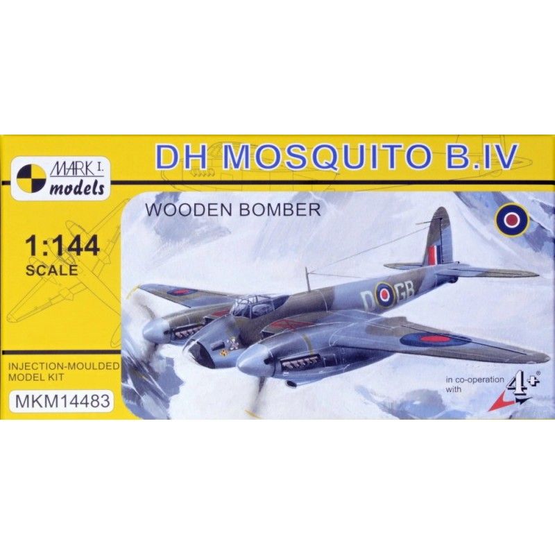 DH Mosquito B.IV 'Wooden Bomber' (4x camo) - Mark 1 Models MKM14483