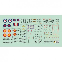 Harrier GR.1/VA.1 Matador (4x camo) - Mark 1 Models MKM14487