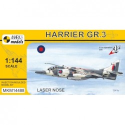 Harrier GR.3 'Laser Nose' (4x camo) - Mark 1 Models MKM14488