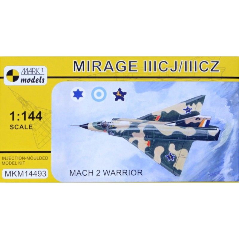 Mirage IIICJ/CZ 'Mach 2 warrior' (4x camo) - Mark 1 Models MKM14493