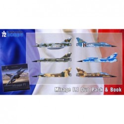 Mirage F.1 DUO PACK & Book (6x camo) - Special Hobby SH 72414