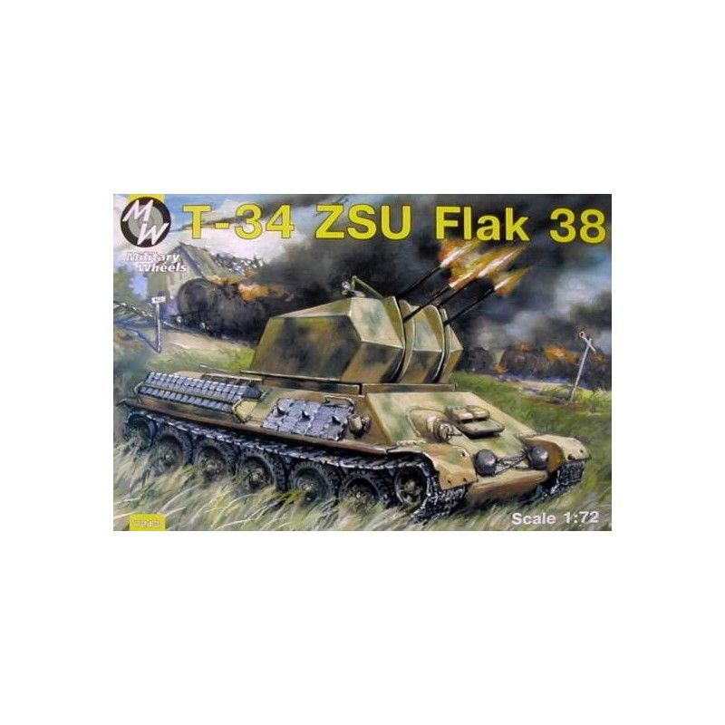 T-34 ZSU Flak 38 - Military Wheels 7213