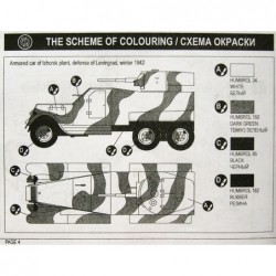 Armored Car of Izhorsk plant 1941 (ZIS-6) - Military Wheels 7242