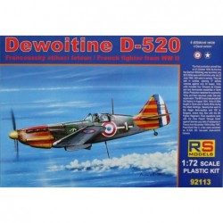 Dewoitine D-520 Vichy (4x decal versions) - RS models 92113