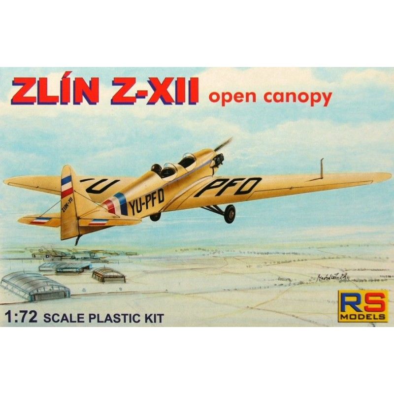 Zlín-XII 'open canopy' (5 decal versions) - RS models 92039
