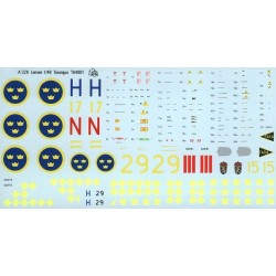 Saab A32A Lansen Swedish Air Force Attacker - Tarangus TA4801