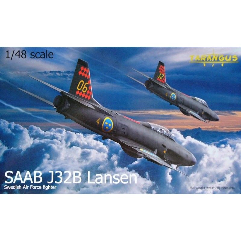 Saab J32B Lansen Swedish Air Force Fighter - Tarangus TA4802