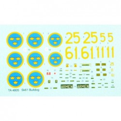 Sk.61 SA Bulldog (Swedish AF) - Tarangus TA4805