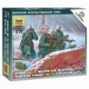 Ger. Machine-gun with Crew (Winter Uniform) - Zvezda Wargames (WWII) figurky 6210