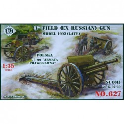 3'' Field (ex Russian) Gun model 1902 (late) - Unimodel 627