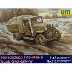 GAZ-MM-W Soviet Truck - Unimodel 512