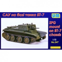 SPG mount on BT-7 chassis - Unimodel 247