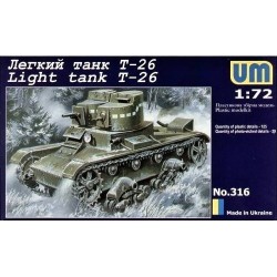 T-26 Light Tank - Unimodel 316